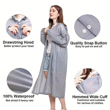 portable adult rain coat rain wear for outdoor