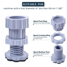 washing machine support anti vibration washing machine support adjustable washer anti vibrasion pads washer dryer pedestals washing machine accessory anti skid pad pvc lifting pad non slip 4 pc set 1pc