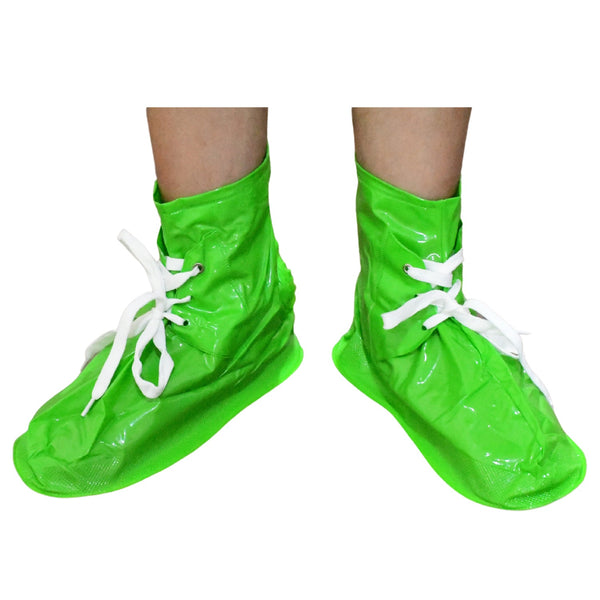 plastic waterproof shoe covers reusable anti slip
