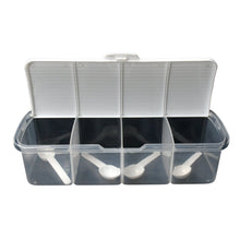 kitchen multipurpose air tight 4 sections storage containers