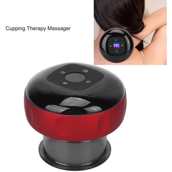 12625 electric intelligent breathing cupping massage instrument the smart cupping therapy sets massager for muscle and joint pain cellulite massage back pain relief for back shoulder leg 1 pc