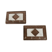 meenakari handicraft wooden keyholder