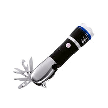 battery operated multi tool led flashlight