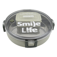 stainless steel round lunch box