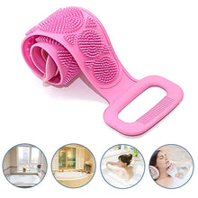 silicone bath body brush scrubber