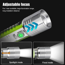 mini cob led flashlight