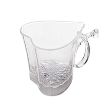 heart shaped blinking led glass gift cup