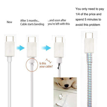 metallic finish cable spiral protector wire repair pet cord protector headphone saver cable wrap cover for mac charging cable