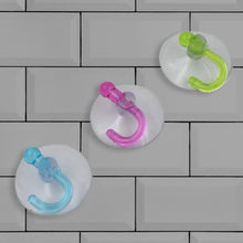 transparent rubber suction wall hook 12pc