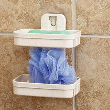 17892 2layer wall soap holder 2pc