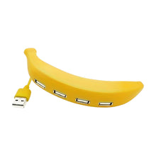 banana shape 4 port usb hub usb splitter