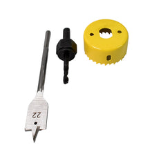 door lock installation hole saw kit