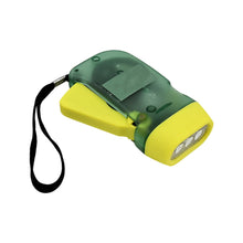 hand battery light 3 led hand crank flashlight