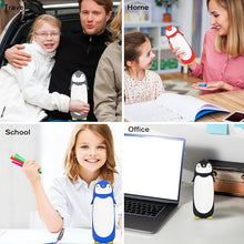 13193 penguin glass water bottle 300ml