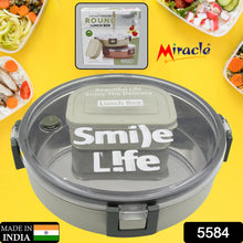 stainless steel round lunch box