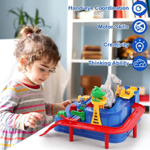 17792 car adventure toys city rescue preschool toy race tracks for boys parent child interactive kids race car track play sets adventure toy 1