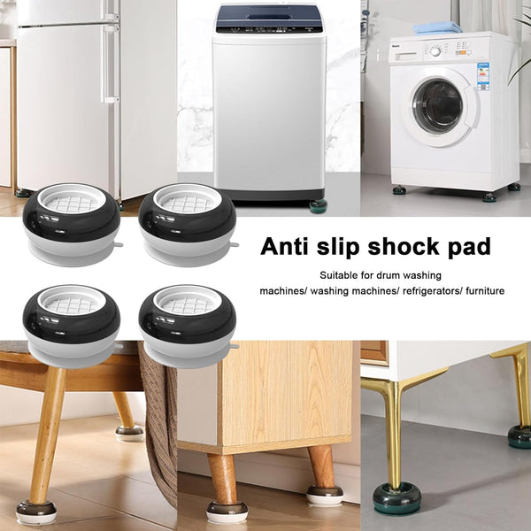 17966 anti vibration pads for washing machine washing machine base foot pads non slip heighten shock and noise cancelling base pads