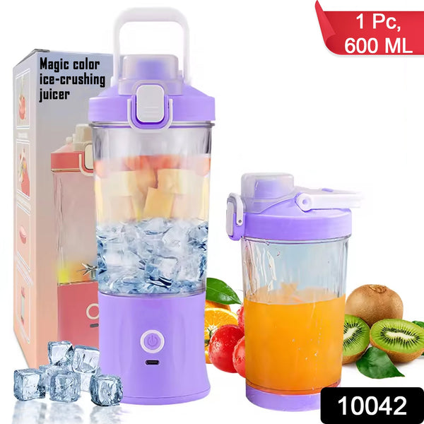 portable crusher juicer with multicolor light