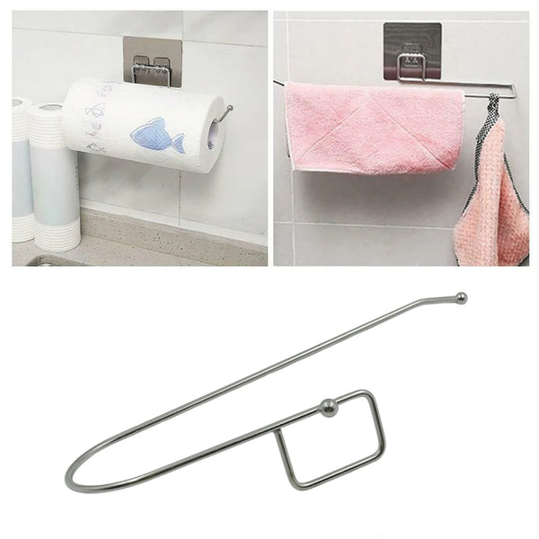 stainless steel adhesive paper roll holder 1pc