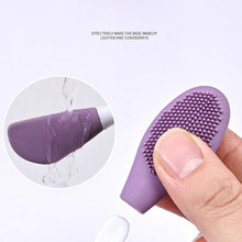 double headed face silicone mask brush