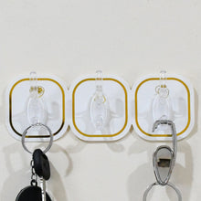 18209 tranparent adhesive hook 6pc