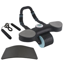 abdominal wheel roller set timer skipping rope