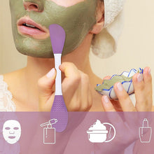 double headed face silicone mask brush