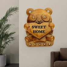 9609 plastic 5 hook panda key holder