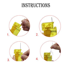 8456 needle threader stylish appearance comfortable grip lightweight portable automatic needle threader for sewing for home 1 pc