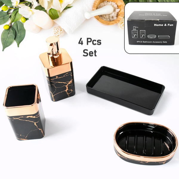 bathroom accessories set 4pcs