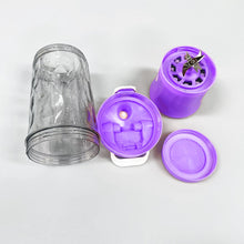 portable crusher juicer with multicolor light