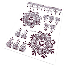 13722 temporary tattoos 1 sheet j1383