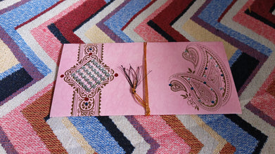 pink wedding gift card for couple