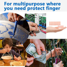13631 white finger protectors caps 5pc