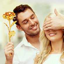 luxury gold plated golden rose valentines day gift
