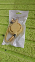 3 in 1 retractable charger charging cable 1 pc