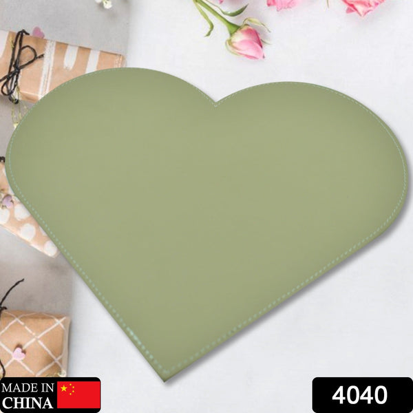 heart shape art board and pad
