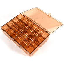 12829 2 layer acrylic jewelry storage box dustproof earring box storage box portable nail art storage case 24 grid small and 6 grid big case makeup vanity box 1 pc 30 compartment