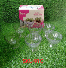 6 piece serving dessert bowl set