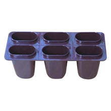 1148 plastic ice candy maker kulfi maker moulds set with 6 cups multicolour