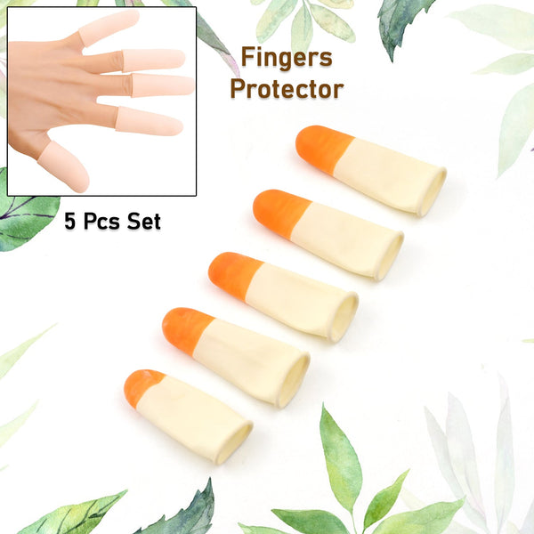 13631 white finger protectors caps 5pc