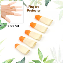 13631 white finger protectors caps 5pc