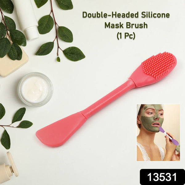 13531 2in1 sili face mask brush 1pc