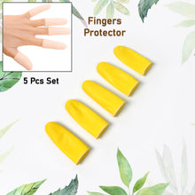 13632 yellow finger protectors caps 5pc