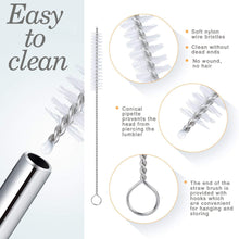 reusable stainless steel drinking straws bent 4 bent straws 1 brush