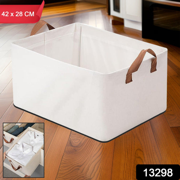 13298 cloth storage basket 42x28cm