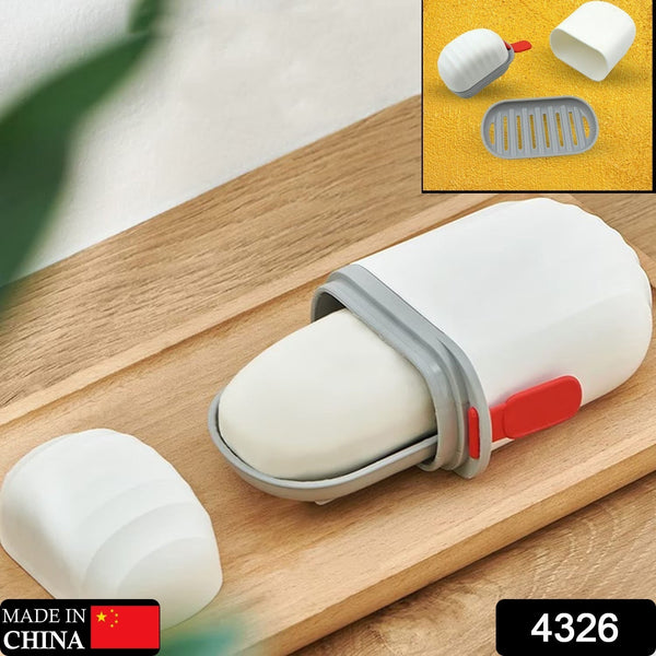 stylish and practical soap holder for travel soap box with secure seal and non leak design stylish soap box for home bathroom hiking travel camping capsule soap box 1 pc
