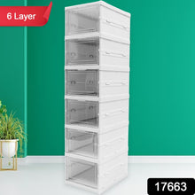 stackable multifunctional storage for clothes foldable drawer shelf basket utility cart rack storage organizer cart for kitchen pantry closet bedroom bathroom laundry 6 layer 1 pc