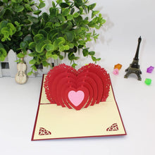 3d pop up greeting card 1 pc birthday love christmas 3