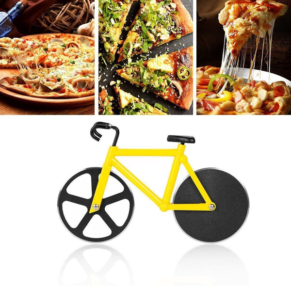 bicycle pizza cutter 1 pc stainless steel unbreakable handle
